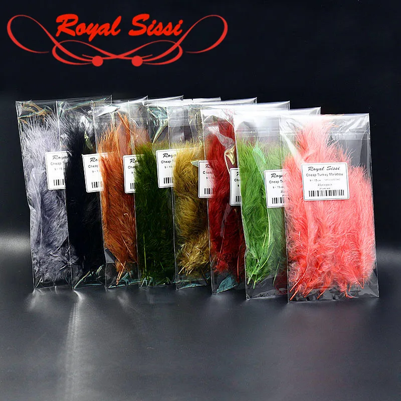 New 12 optional Colors 40pcs/pack Dyed Turkey Marabou feather cheap Woolly Bugger Tying materials quilling feather hand selected
New 12 optional Colors 40pcs/pack Dyed Turkey Marabou feather cheap Woolly Bugger Tying materials quilling feather hand selected