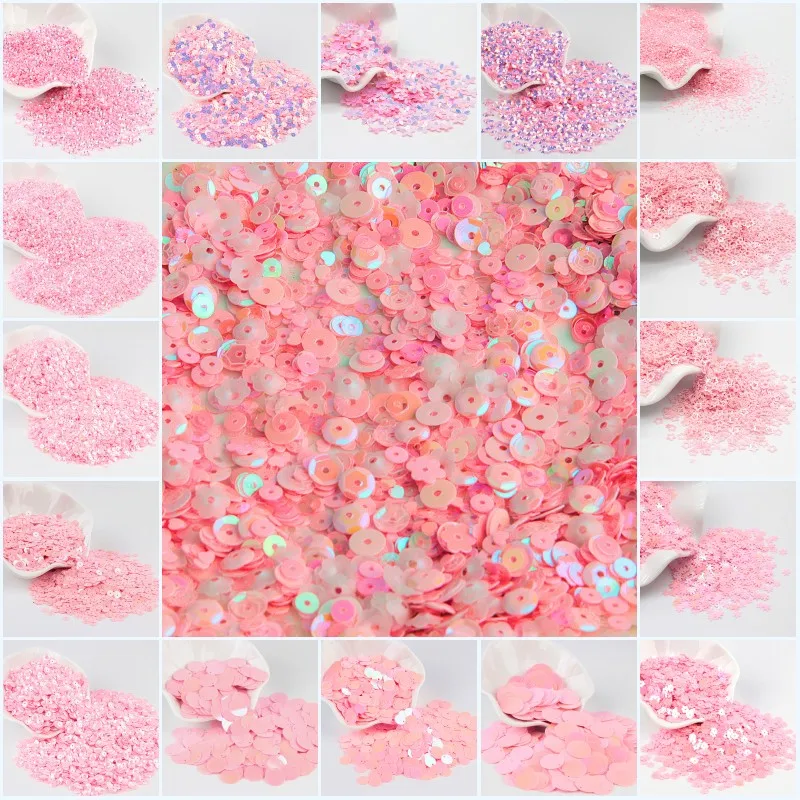 Paillettes AB Pink 1mm 25mm Flat Round Cup Loose PVC Sequins DIY Crafts Sewing Clothes Accessories Lentejuelas Manualidades 20g
Paillettes AB Pink 1mm 25mm Flat Round Cup Loose PVC Sequins DIY Crafts Sewing Clothes Accessories Lentejuelas Manualidades 20g