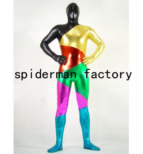 Fullbody Adult New Strong Rainbow Multicolor Zentai Suit Man Shiny Metallic Cosplay Costume Halloween Party Bodysuit
Fullbody Adult New Strong Rainbow Multicolor Zentai Suit Man Shiny Metallic Cosplay Costume Halloween Party Bodysuit