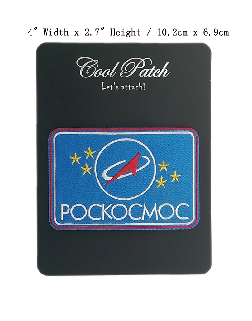 POCKOCMOC Russian Federal Space Patches Astronaut Space shuttle moon landing Mars Alien Embroidered Iron On badge TV Movie Badge
POCKOCMOC Russian Federal Space Patches Astronaut Space shuttle moon landing Mars Alien Embroidered Iron On badge TV Movie Badge