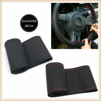 38CM Steering Wheel Covers Leather braid for Fiat Croma Linea Ulysse Oltre 600 1200 520 20-30 16-20 Viaggio Strada 500C
38CM Steering Wheel Covers Leather braid for Fiat Croma Linea Ulysse Oltre 600 1200 520 20-30 16-20 Viaggio Strada 500C