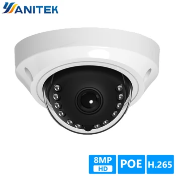 H.265 HD 8MP 3840*2160 / 5MP Dome IP Camera 4K Mini Metal Dome Network Security CCTV Camera Onvif IR IP Camera 48V PoE
H.265 HD 8MP 3840*2160 / 5MP Dome IP Camera 4K Mini Metal Dome Network Security CCTV Camera Onvif IR IP Camera 48V PoE