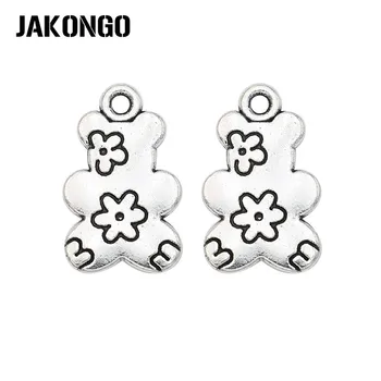 20pcs Tibetan Silver Plated Flower Bear Charm Pendants for Jewelry Making DIY Handmade Craft 20x12mm
20pcs Tibetan Silver Plated Flower Bear Charm Pendants for Jewelry Making DIY Handmade Craft 20x12mm