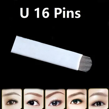 500pcs Curved 16 Pin U Shape Needle Diameter 0.25mm Permanent Eyebrow Makeup Needle Blades 3D Manual Embroidery
500pcs Curved 16 Pin U Shape Needle Diameter 0.25mm Permanent Eyebrow Makeup Needle Blades 3D Manual Embroidery