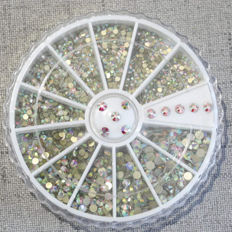 1584pcs Multi-Size SS4-SS12 Nail Art Rhinestone For Glitter Glass Design Nail Art Decoration Crystal AB Rhinestone Charm H0976
1584pcs Multi-Size SS4-SS12 Nail Art Rhinestone For Glitter Glass Design Nail Art Decoration Crystal AB Rhinestone Charm H0976