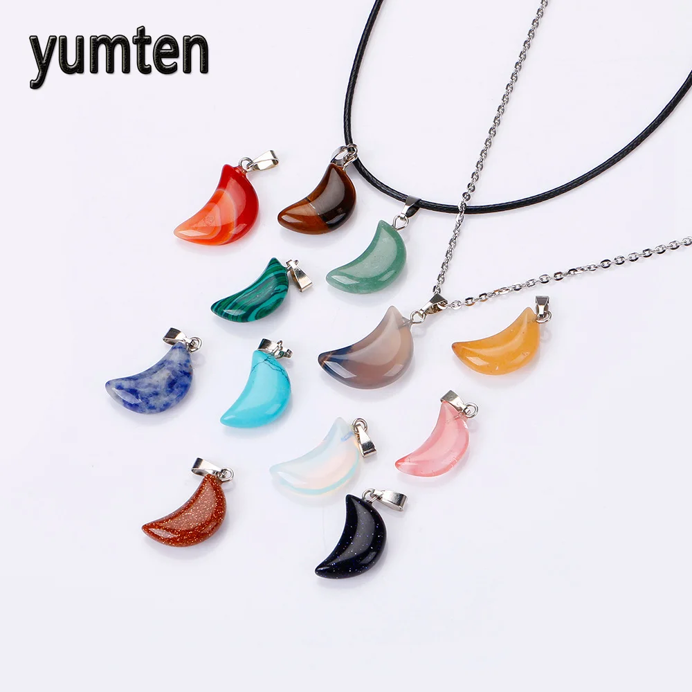 Yumten Moon Natural Stone Pendants Pierre Naturelle Collares Mujer Hombre Necklace Fashion Accessories Lot 12pcs Free shipping
Yumten Moon Natural Stone Pendants Pierre Naturelle Collares Mujer Hombre Necklace Fashion Accessories Lot 12pcs Free shipping