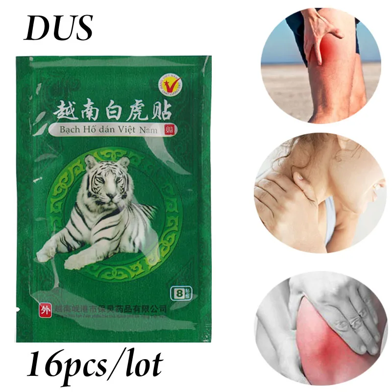 16 Patches /2 Bags Vietnam White Tiger Balm Pain Relief Plaster Meridians Rheumatoid Arthritis Lumbar Spondylosis Pain Relieving
16 Patches /2 Bags Vietnam White Tiger Balm Pain Relief Plaster Meridians Rheumatoid Arthritis Lumbar Spondylosis Pain Relieving