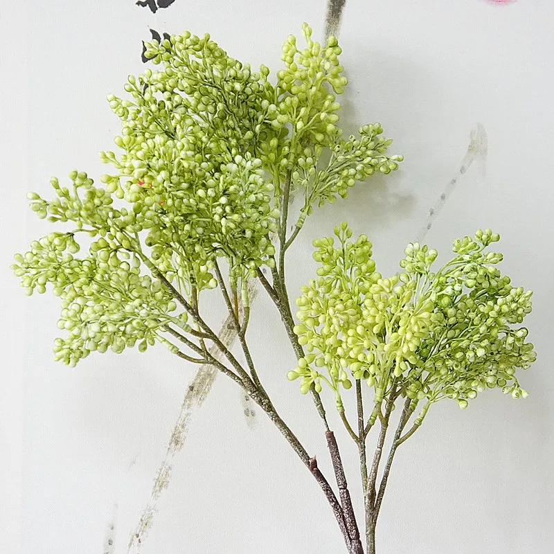Sorghum branch Artificial berries for home garden decoration Plastic fake flowers plants flores artificiales
Sorghum branch Artificial berries for home garden decoration Plastic fake flowers plants flores artificiales
