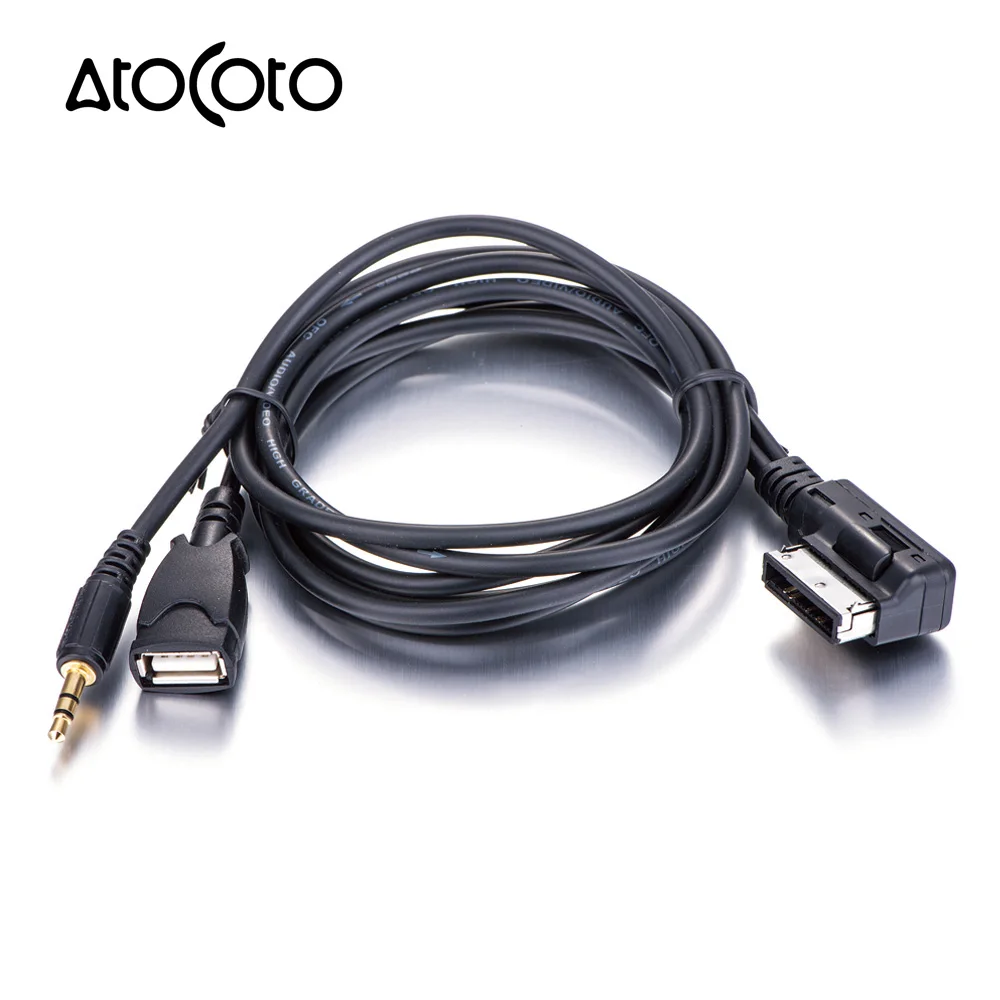 Car AMI MDI Interface to AUX 3.5mm Media in USB Charging Adapter Cable for Mercedes Benz
Car AMI MDI Interface to AUX 3.5mm Media in USB Charging Adapter Cable for Mercedes Benz