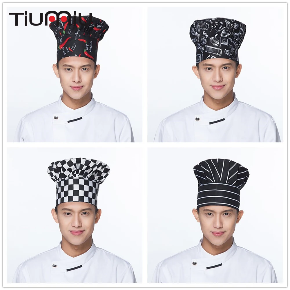 Hot Sale 7 Colors High Quality Chili Forks Print Waiter Hats Restaurant Chef Cooking Kitchen Workwear Mushroom Caps Chef Uniform
Hot Sale 7 Colors High Quality Chili Forks Print Waiter Hats Restaurant Chef Cooking Kitchen Workwear Mushroom Caps Chef Uniform