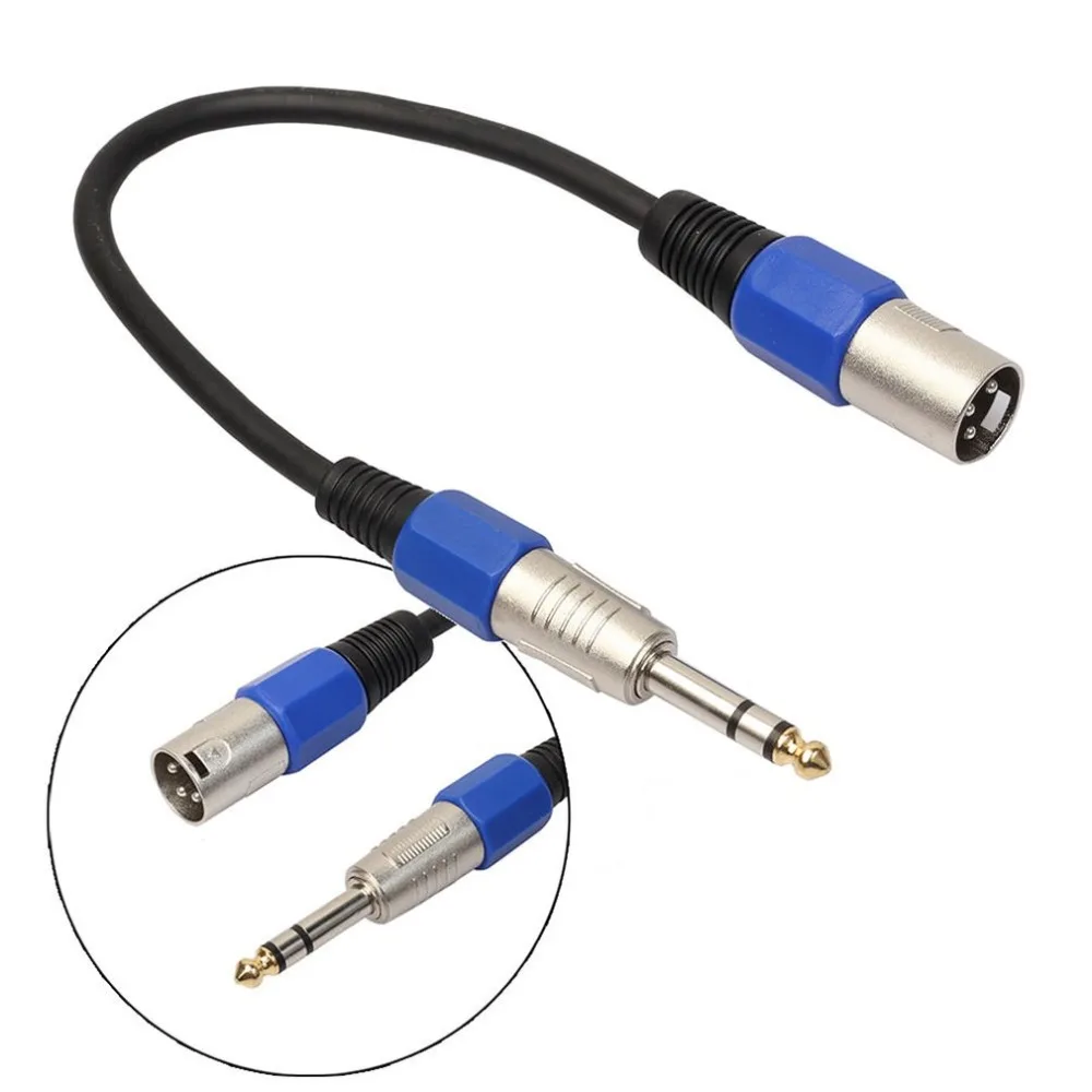 Male XLR to 6.35mm Stereo Jack Cable 0.3m,0.5m,1m,2m,3m XLR Audio Cable Active Powered Speaker Lead TRS Balanced 99% Pure Copper
Male XLR to 6.35mm Stereo Jack Cable 0.3m,0.5m,1m,2m,3m XLR Audio Cable Active Powered Speaker Lead TRS Balanced 99% Pure Copper