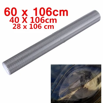 60/40/28 x 106cm Tinting Perforated Mesh Film Fly-Eye MOT Legal Tint Headlight Rear Lamp Light
60/40/28 x 106cm Tinting Perforated Mesh Film Fly-Eye MOT Legal Tint Headlight Rear Lamp Light