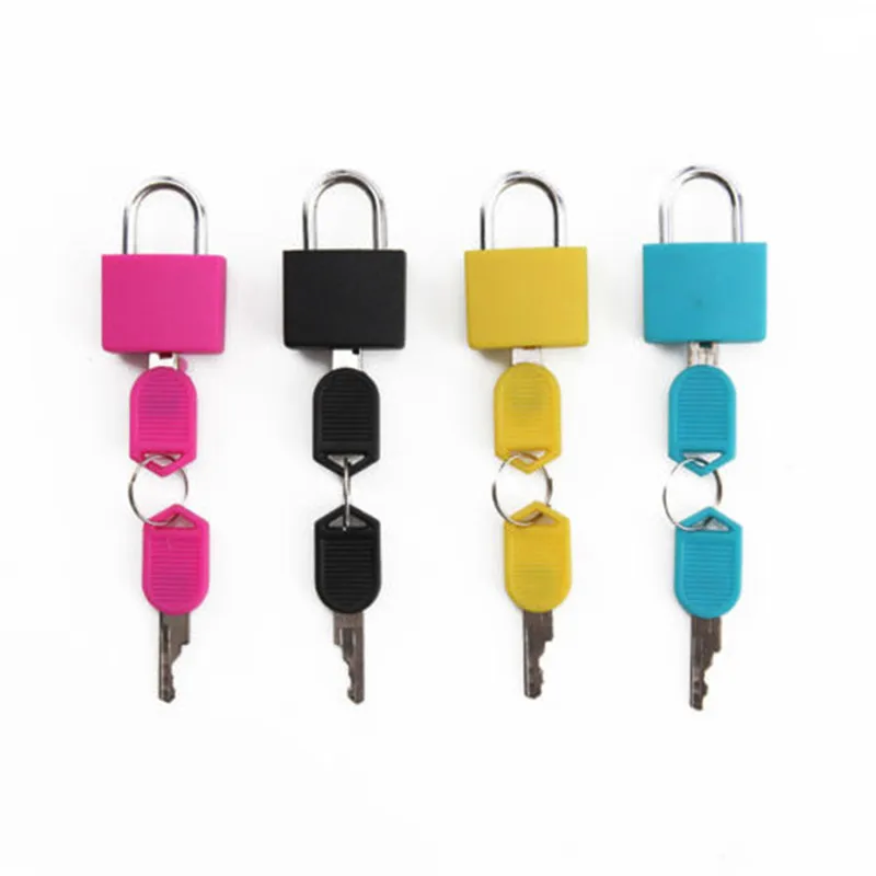 Cute New Small mini 4 colors Coated Brass Locks for Travel Luggage Bag Suitcase Padlocks with Keys Tool Durable
Cute New Small mini 4 colors Coated Brass Locks for Travel Luggage Bag Suitcase Padlocks with Keys Tool Durable