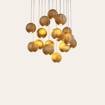 Modern Solid Wood Ball Pendant Lamp Led Kitchen Dining & Bar Pendant Lights Furniture Decoration Lamps Hanging Light Luminaire
Modern Solid Wood Ball Pendant Lamp Led Kitchen Dining & Bar Pendant Lights Furniture Decoration Lamps Hanging Light Luminaire