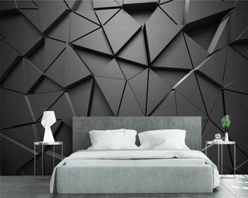 beibehang Custom photo wallpaper 3D geometric abstract gray triangle mural wallpaper living room bedroom TV background wall 
beibehang Custom photo wallpaper 3D geometric abstract gray triangle mural wallpaper living room bedroom TV background wall