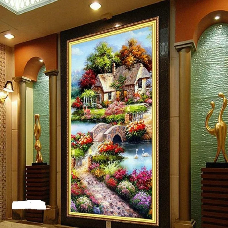5D DIY Diamond embroidery Garden backdrop landscape pictures Home Decor Fully Resin round rhinestone Painting cross stich
5D DIY Diamond embroidery Garden backdrop landscape pictures Home Decor Fully Resin round rhinestone Painting cross stich