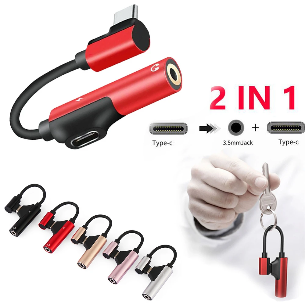 2 in 1 USB Type C to 3.5mm AUX Adapter For Xiaomi Mi6 Samsung S10 Headphone Jack Audio Charger Converter For Huawei P20 Pro
2 in 1 USB Type C to 3.5mm AUX Adapter For Xiaomi Mi6 Samsung S10 Headphone Jack Audio Charger Converter For Huawei P20 Pro