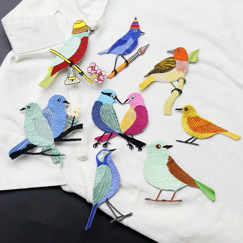 1PC Cartoon cute kiss birds patch decals clothes dress embroidery make up clothes small iron on patches
1PC Cartoon cute kiss birds patch decals clothes dress embroidery make up clothes small iron on patches