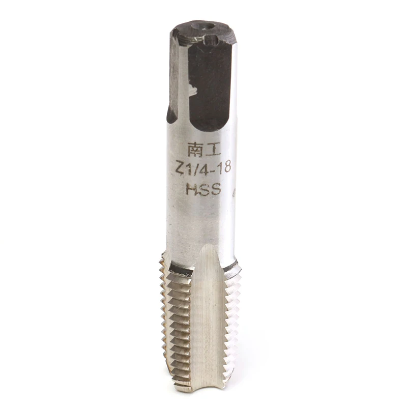 1pc HSS High Speed Steel Taper Pipe Tap Z1/4-18 Metal Machine Screw Thread Cutting Tool Threading Hand Tools 60 * 22 * 8mm
