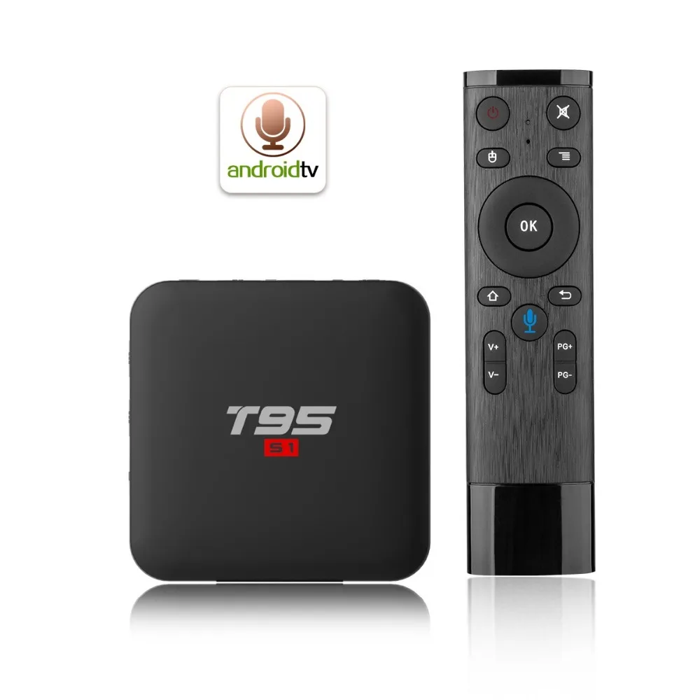 

T95 S1 Android 7.1 TV Box AmlogicS905W 1G 8G 2G 16G Smart 4K H.264 HD Media Player2.4G Wifi Wireless Set Top Box PKx96mini