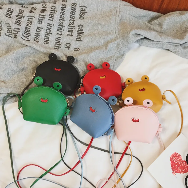 Lovely Children's Coin Purse Boys Mini Animal Frog Crab Baby Shoulder Bag Soft PU Leather Girls Creative Zipper Messenger Bags
Lovely Children's Coin Purse Boys Mini Animal Frog Crab Baby Shoulder Bag Soft PU Leather Girls Creative Zipper Messenger Bags