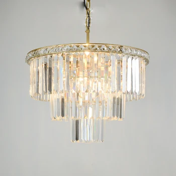 American style crystal chandelier iron art RETRO Villa Hotel golden lamp body bedside study circular living room crystal lamps
American style crystal chandelier iron art RETRO Villa Hotel golden lamp body bedside study circular living room crystal lamps