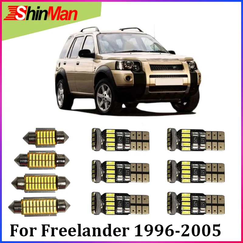 ShinMan 13x Error Free LED CAR lights Interior Light LED Reading Lights For Land Rover Freelander LED Interior Package1996-2005
ShinMan 13x Error Free LED CAR lights Interior Light LED Reading Lights For Land Rover Freelander LED Interior Package1996-2005