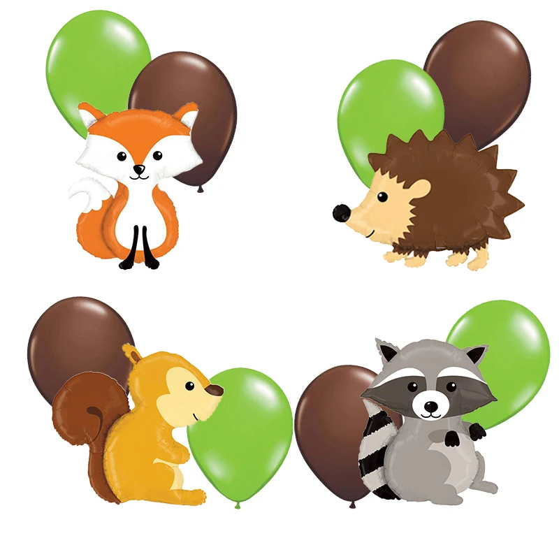 12pcs/lot Large Animal Balloons Raccoon Hedgehog Fox Helium Ballon Birthday Jungle Party Decorations Kids Baby Shower Decor Toy
12pcs/lot Large Animal Balloons Raccoon Hedgehog Fox Helium Ballon Birthday Jungle Party Decorations Kids Baby Shower Decor Toy