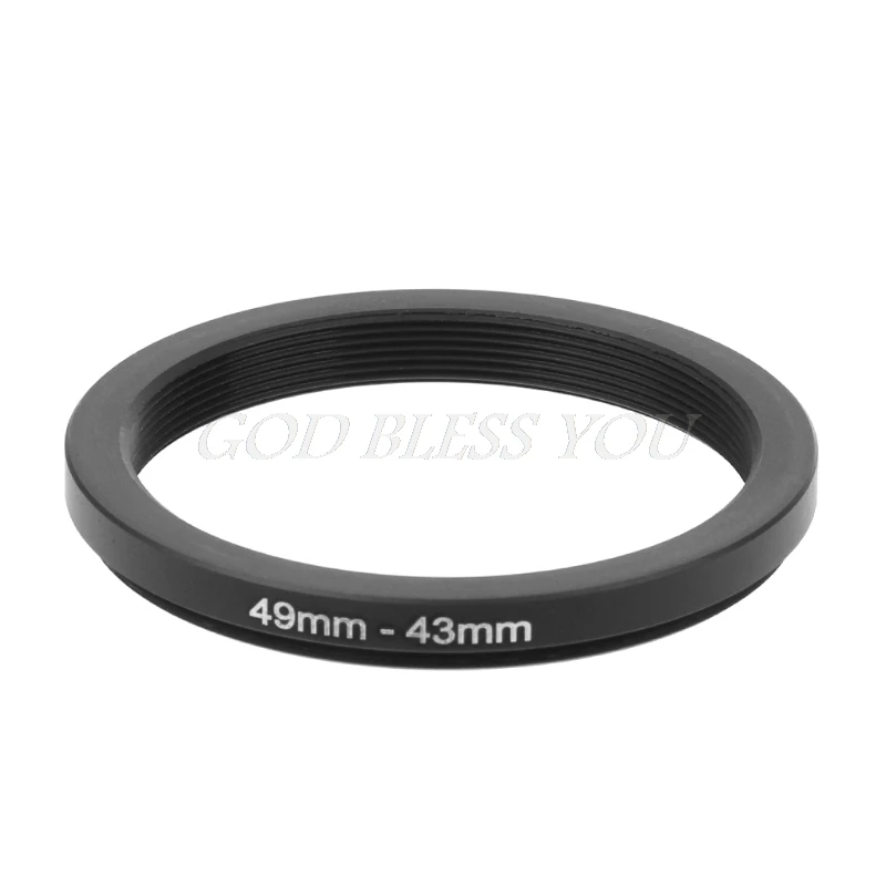 

49mm To 43mm Metal Step Down Rings Lens Adapter Filter Camera Tool Accessory New