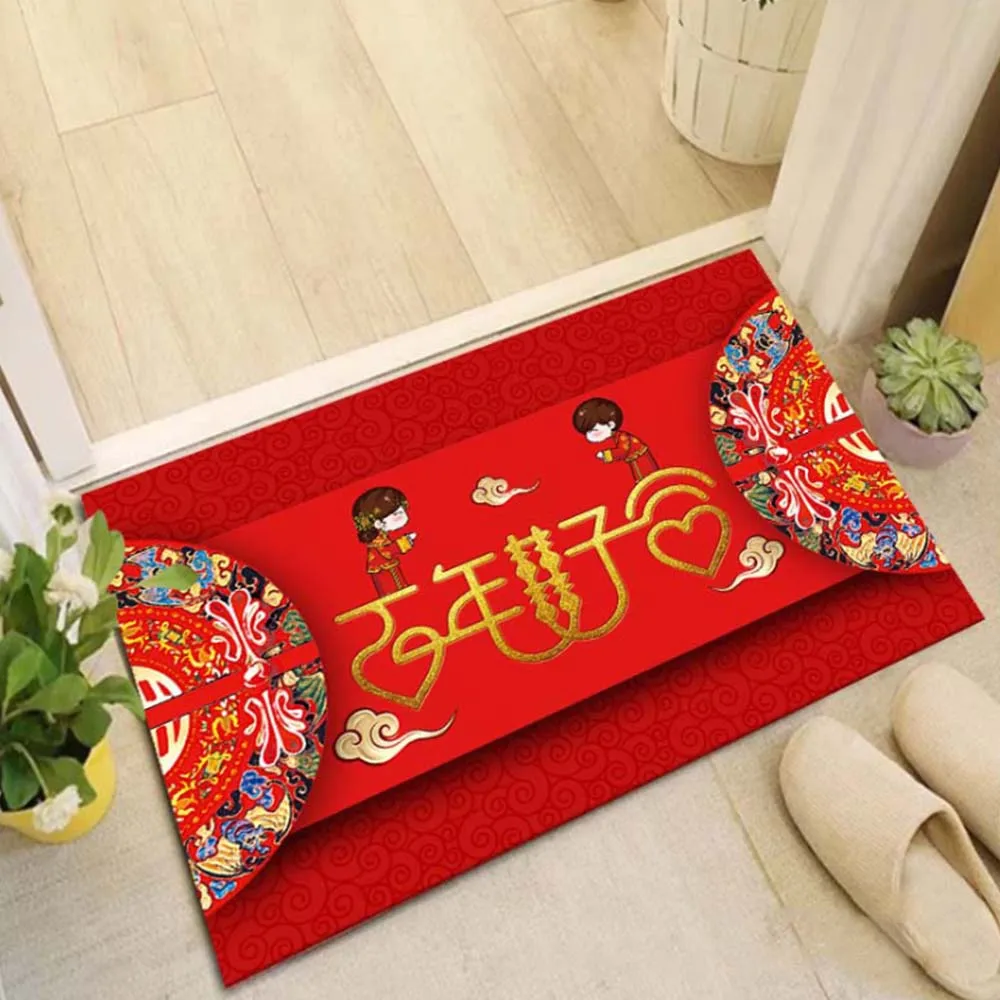 2019 Happy Chinese New Year Floor Mat Red Anti-slip Washroom Bedroom Doormat Kitchen Carpet Door Mats Outdoor
2019 Happy Chinese New Year Floor Mat Red Anti-slip Washroom Bedroom Doormat Kitchen Carpet Door Mats Outdoor