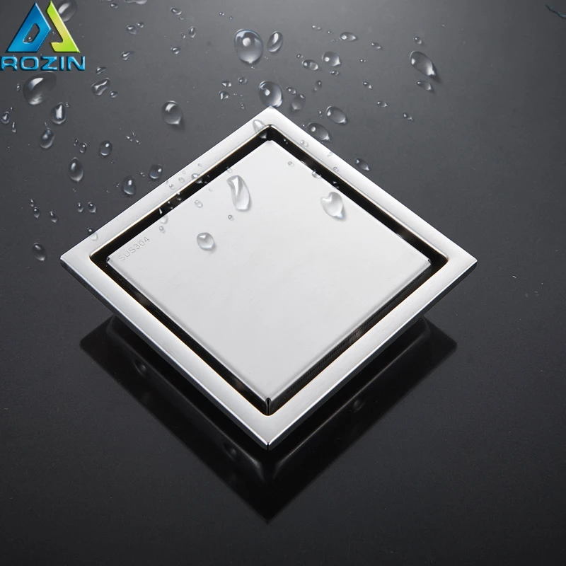 Stainless Steel Floor Drain Waste Grate Square Invisible Anti-odor Bathroom Shower Drainer Strainer 11 *11cm
Stainless Steel Floor Drain Waste Grate Square Invisible Anti-odor Bathroom Shower Drainer Strainer 11 *11cm