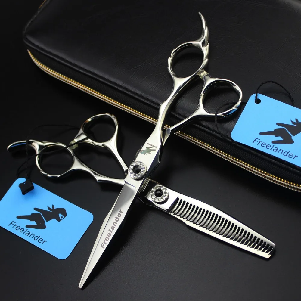 6inch Professional Barber Hair Scissors Cutting & Thinning Scissors Kit , Japanese Steel Shear
6inch Professional Barber Hair Scissors Cutting & Thinning Scissors Kit , Japanese Steel Shear