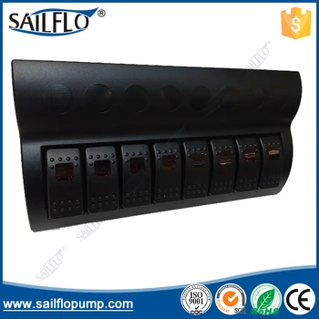 8 Gang HY-AP8 marine waterproof rocker switch panel ap8 motorhome touch breakers switch panel
8 Gang HY-AP8 marine waterproof rocker switch panel ap8 motorhome touch breakers switch panel