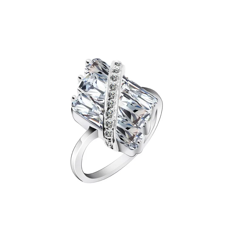 Big Crystal Engagement Wedding Rings For Women Cz Jewelry Fashion Party Plata Anel White Gold-Color Womens Jewellery 9R1633
Big Crystal Engagement Wedding Rings For Women Cz Jewelry Fashion Party Plata Anel White Gold-Color Womens Jewellery 9R1633