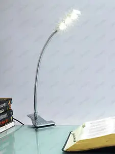 3W LED Bedside Desk Table Reading Lamp Study Work Light Clamp Clip Flexible Pipe
3W LED Bedside Desk Table Reading Lamp Study Work Light Clamp Clip Flexible Pipe