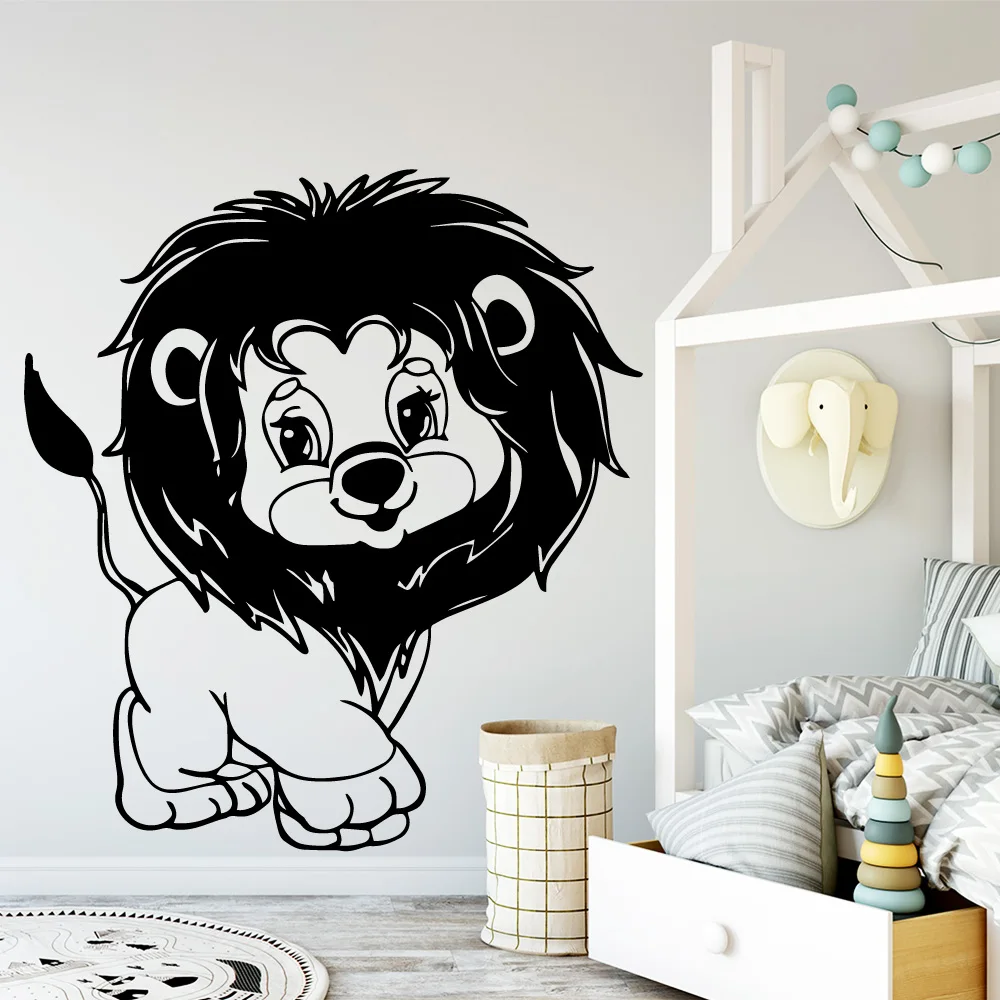 Lovely Lion Vinyl Wall Stickers Wall Decor For Kids Room Baby Room Decoration Wall Decals wall-sticker Sticker Murals
Lovely Lion Vinyl Wall Stickers Wall Decor For Kids Room Baby Room Decoration Wall Decals wall-sticker Sticker Murals