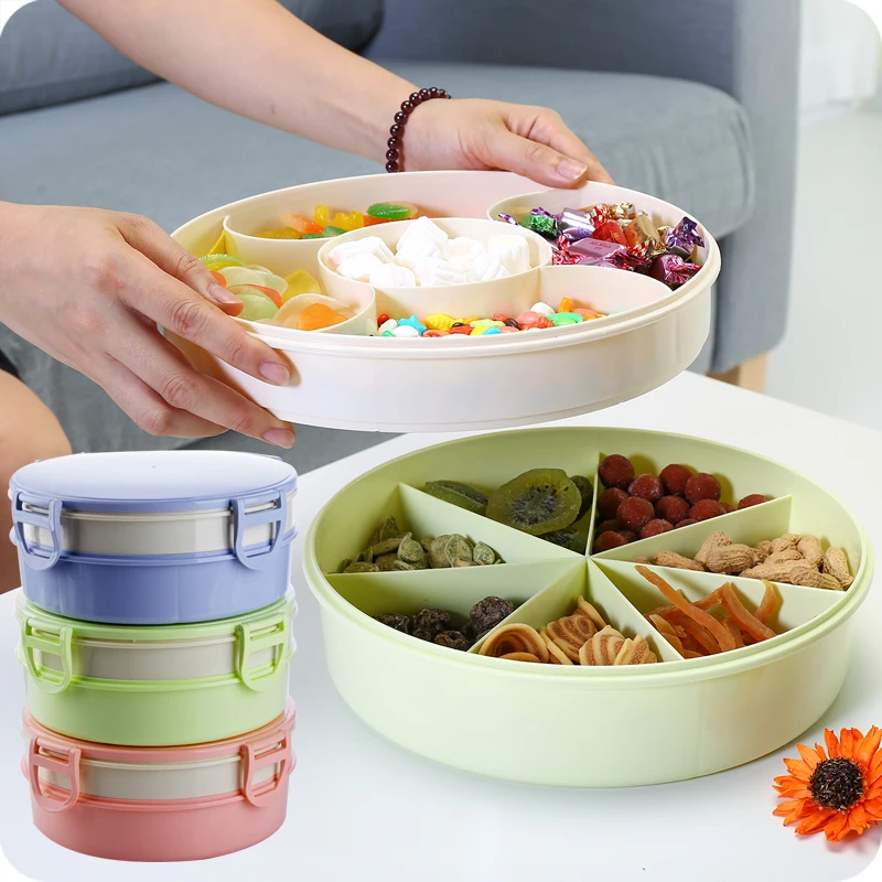Double Layer Candy Box Plastic Dried Fruit Plate With Lid Household Snacks Sealed Storage Box
Double Layer Candy Box Plastic Dried Fruit Plate With Lid Household Snacks Sealed Storage Box