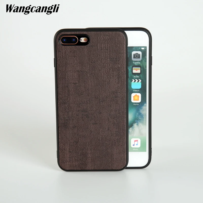 Wangcangli for iPhone 7 plus all inclusive phone case PU protective shell chameleon skin texture 8 |