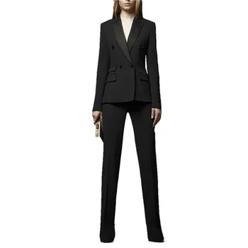 New ladies business formal suit fashion double-breasted temperament suit two-piece suit (jacket + pants) support customization
New ladies business formal suit fashion double-breasted temperament suit two-piece suit (jacket + pants) support customization
