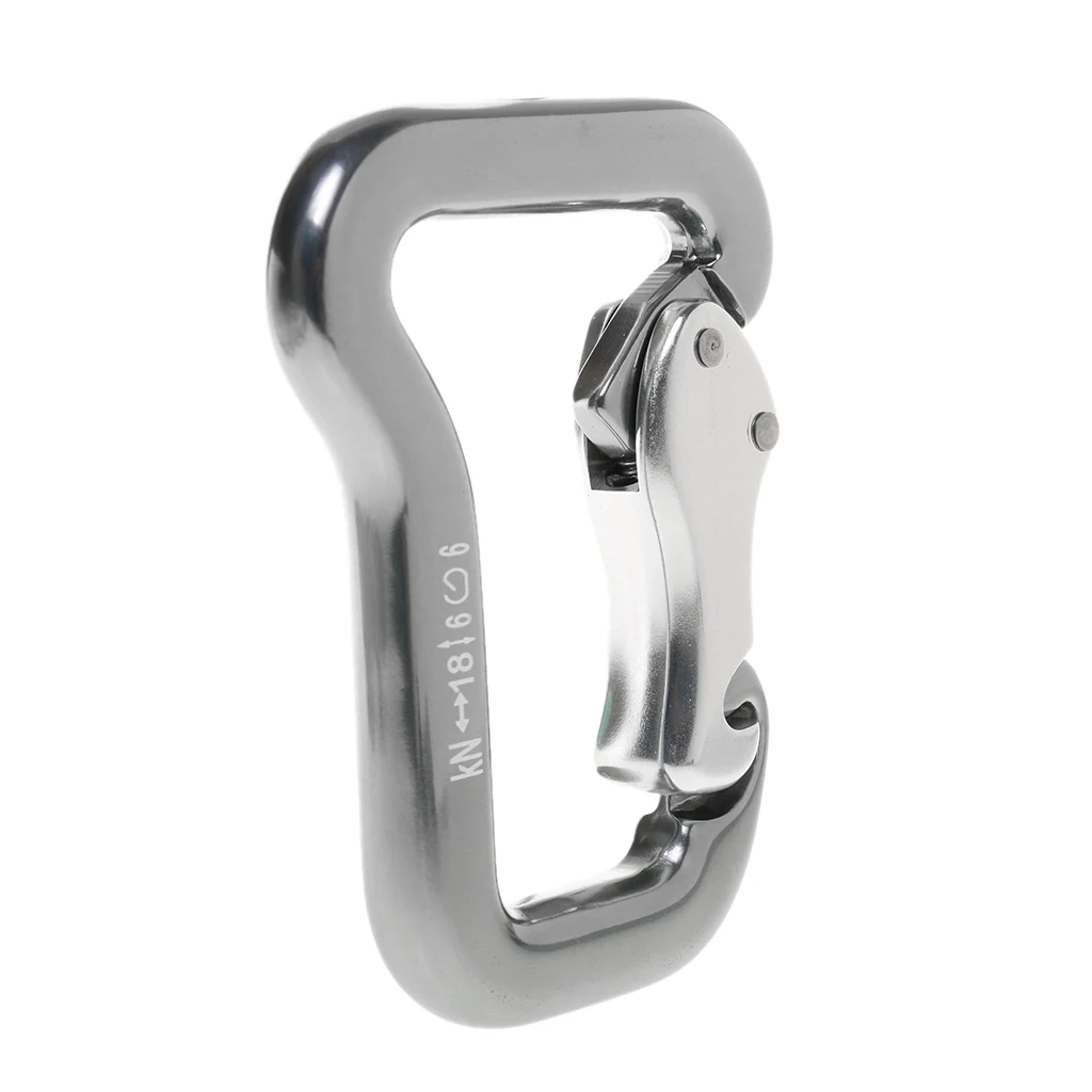 18KN Safety Outdoor Locking Carabiner Hook Clip For Abseiling Paragliding Paraglider Parachute Equipment Harness
18KN Safety Outdoor Locking Carabiner Hook Clip For Abseiling Paragliding Paraglider Parachute Equipment Harness