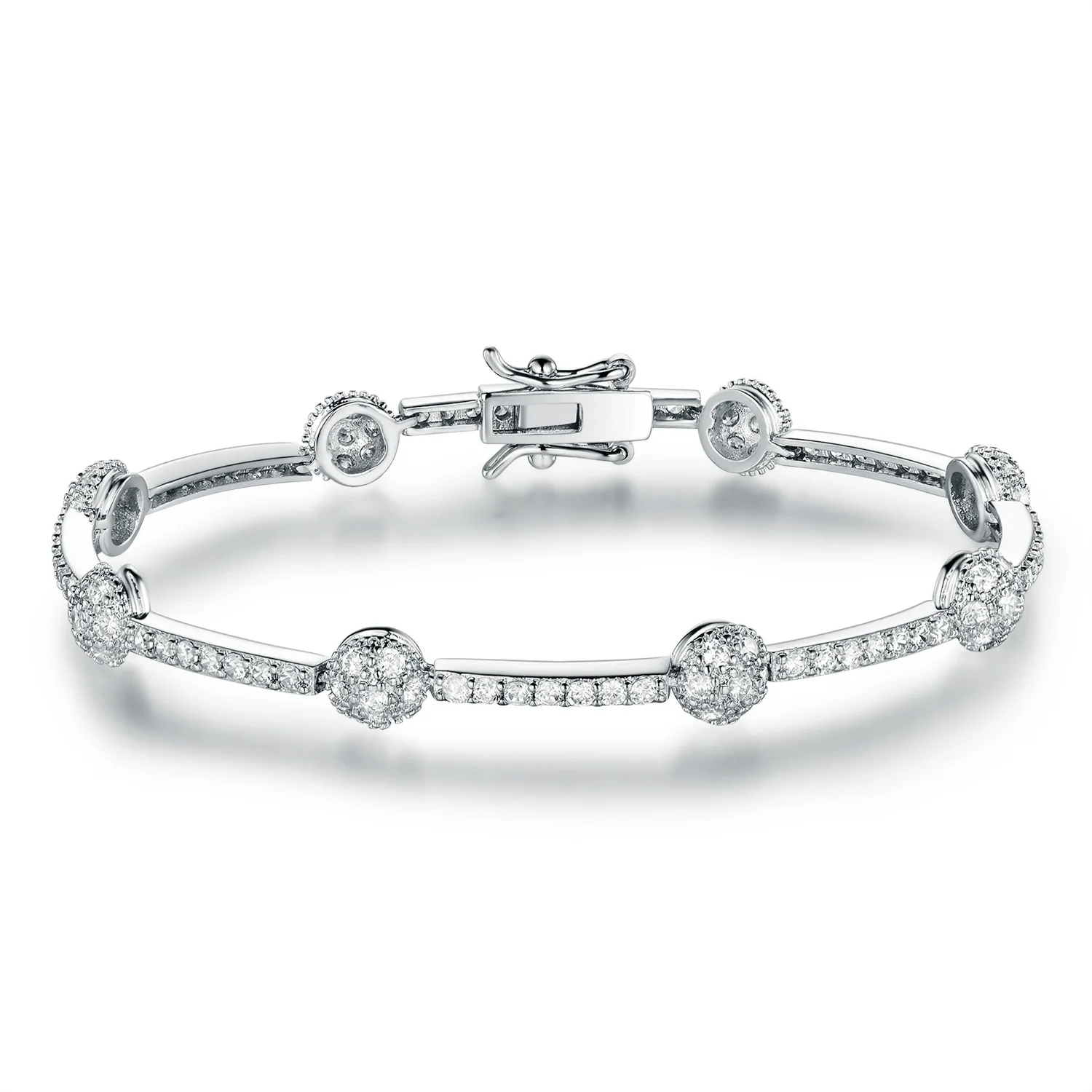 18K White Gold Plated Bracelet Quality Brand Zircon Diamond Bracelet Wholesale Hand Chain Female Jewelry No allergic with Box
18K White Gold Plated Bracelet Quality Brand Zircon Diamond Bracelet Wholesale Hand Chain Female Jewelry No allergic with Box