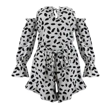 2019 women rompers Sexy off shoulder leopard print jumpsuit playsuit lace up jumpsuit Summer leopard dot overalls 2019 casual
2019 women rompers Sexy off shoulder leopard print jumpsuit playsuit lace up jumpsuit Summer leopard dot overalls 2019 casual
