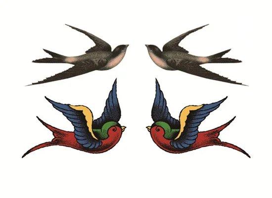 Waterproof Temporary Tattoo loving birds fly Swallows Water Transfer Flash tatto Fake Tattoo for woman gril man
Waterproof Temporary Tattoo loving birds fly Swallows Water Transfer Flash tatto Fake Tattoo for woman gril man