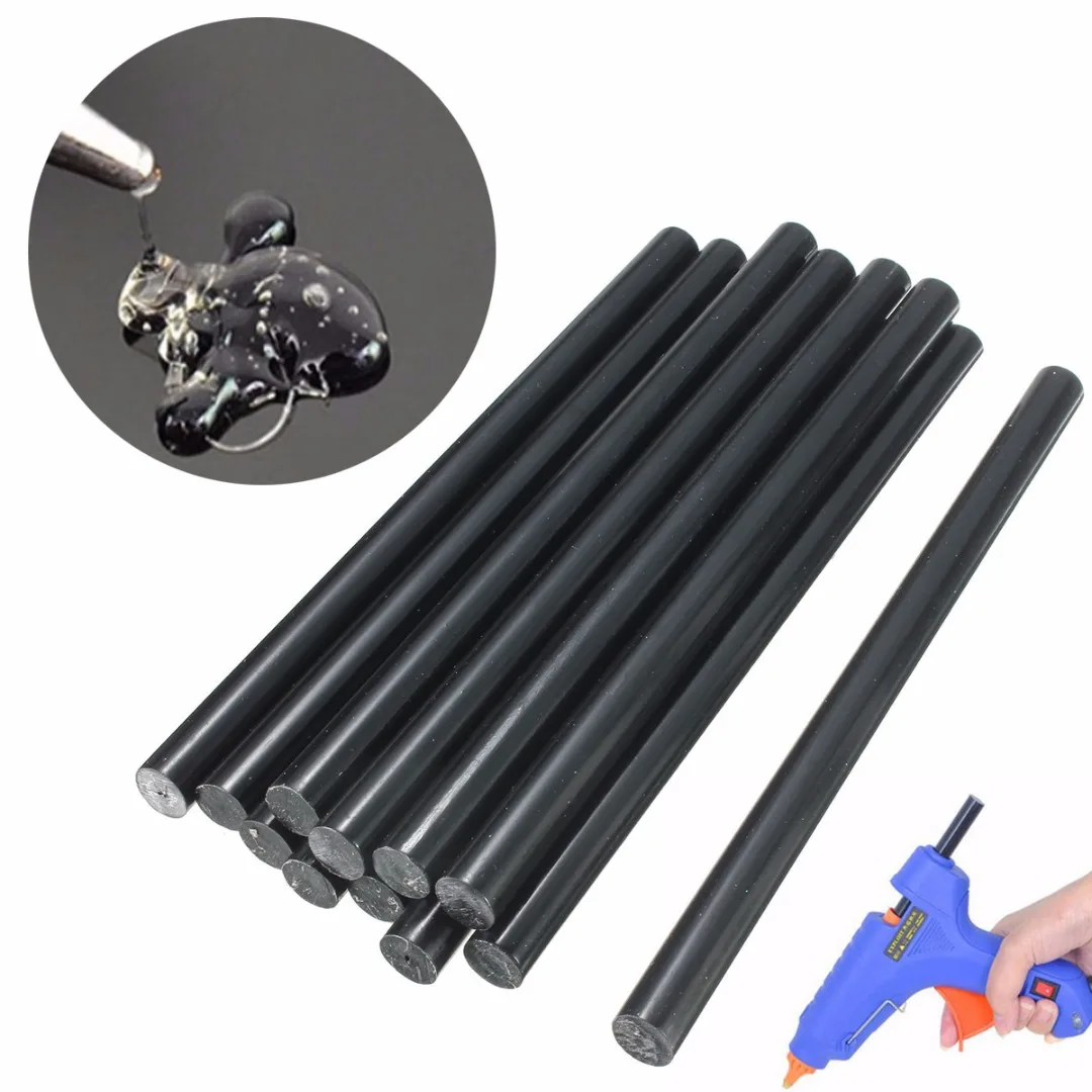 12 Pcs/lots 190*11mm Hot Melt Glue Sticks For Craft Repair Tool 6000 Viscosity Black Tool accessories
12 Pcs/lots 190*11mm Hot Melt Glue Sticks For Craft Repair Tool 6000 Viscosity Black Tool accessories
