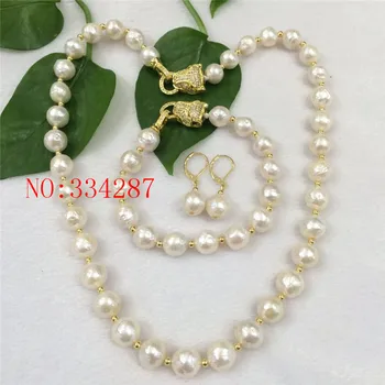 NEW HUGE NATURAL 10-11MM australia seas of the south white pearl necklace Earrings bracelet set leopard clasp
NEW HUGE NATURAL 10-11MM australia seas of the south white pearl necklace Earrings bracelet set leopard clasp