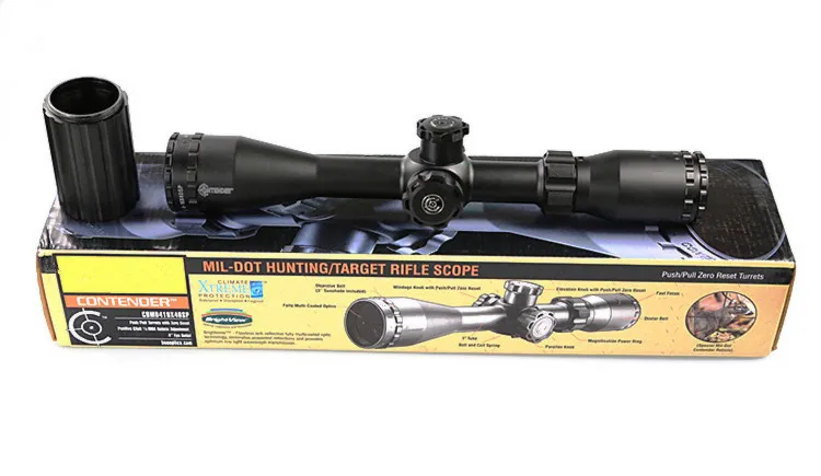 100% Original Professional Powerful contenoer 4-16X40RGBGE seismic optical sight Rifle Scope with Free Mounts 20mm or 11mm
100% Original Professional Powerful contenoer 4-16X40RGBGE seismic optical sight Rifle Scope with Free Mounts 20mm or 11mm