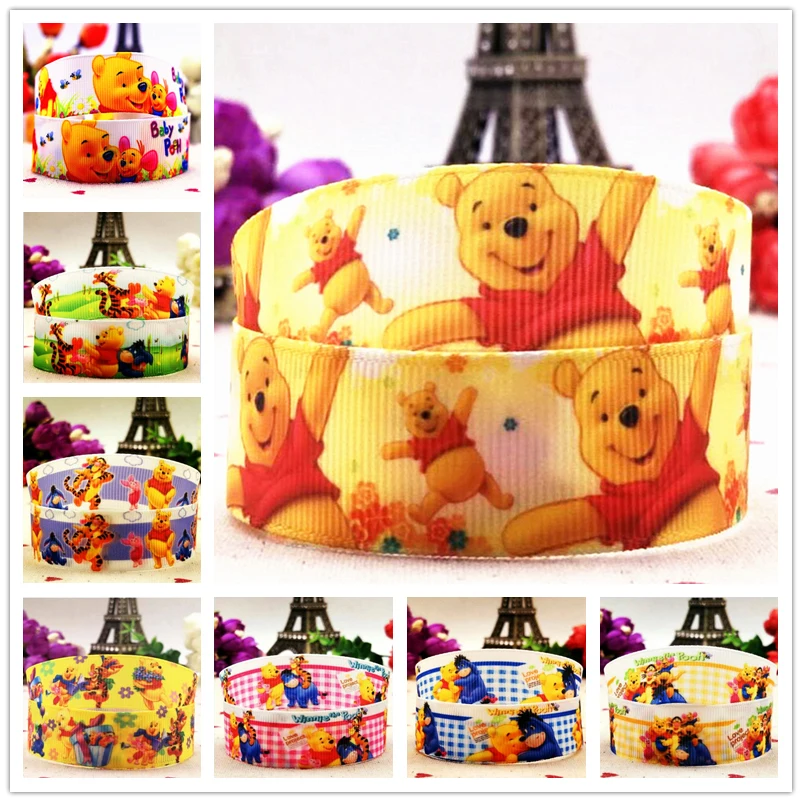 Winnie the pooh cartoon rib ribbon DIY bowknot ribbon printing ribbon 10 yards 22 mm bag mail
Winnie the pooh cartoon rib ribbon DIY bowknot ribbon printing ribbon 10 yards 22 mm bag mail