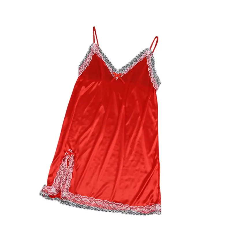 2018 Hot Women Sexy V-neck Sleeveless Nightwear Nightdress Women Lace Nightgown Silk Satin Sleepwear Nighties
2018 Hot Women Sexy V-neck Sleeveless Nightwear Nightdress Women Lace Nightgown Silk Satin Sleepwear Nighties