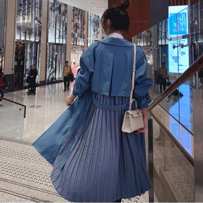2019 New spring coat women casual trench coat large size loose woman elegant overcoat long women trench coat Casaco feminino
2019 New spring coat women casual trench coat large size loose woman elegant overcoat long women trench coat Casaco feminino