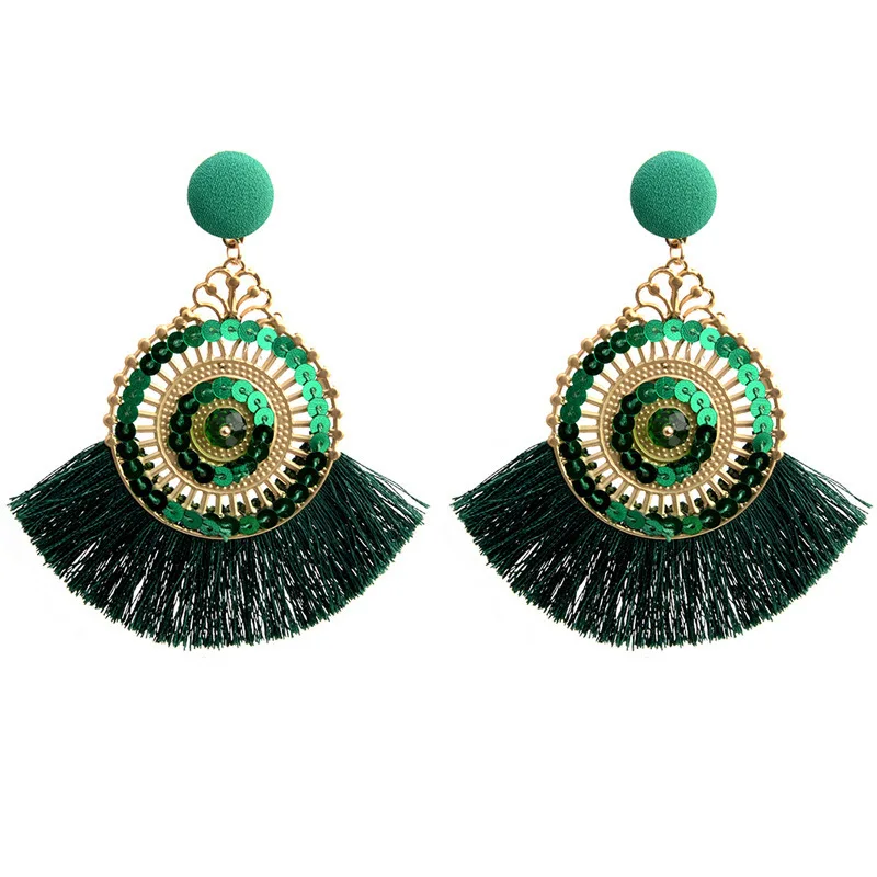 Brincos New Pendientes Bohemian Real Sale Brinco Tassel Earrings Long Female Chain Retro Pendant Geometry Jewelry Fan Set 2020
Brincos New Pendientes Bohemian Real Sale Brinco Tassel Earrings Long Female Chain Retro Pendant Geometry Jewelry Fan Set 2020